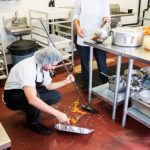 commercial cleaning in restaurant